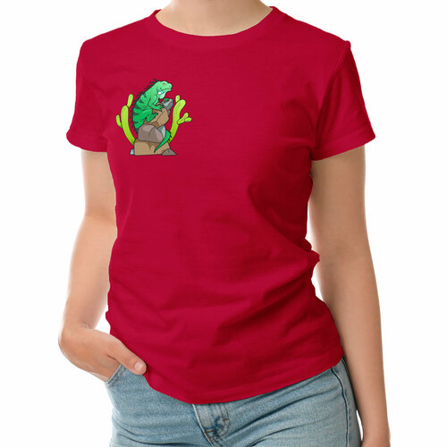 фото Футболка roly, размер s, красный