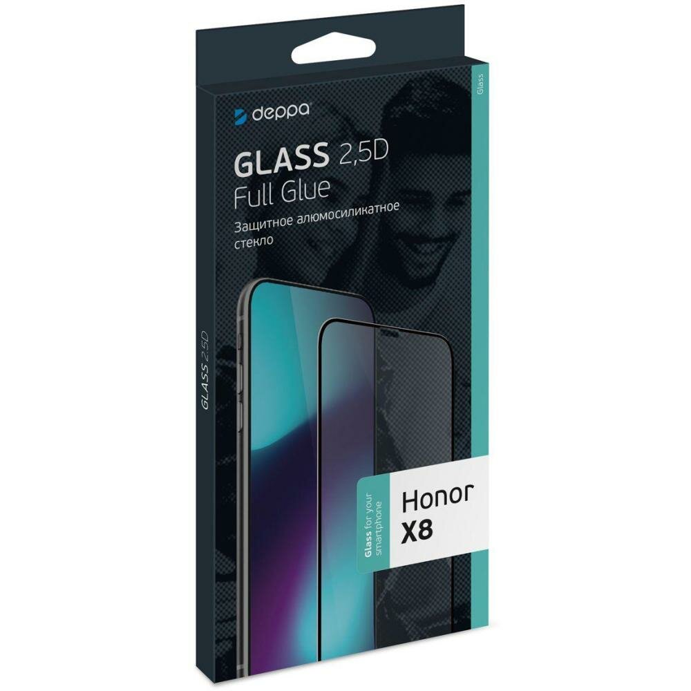 Защитное стекло Deppa 62893 для Honor X8 6.7" - фото №4