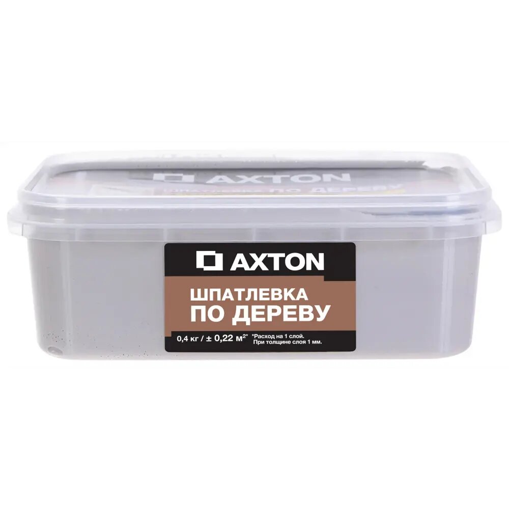 Шпатлёвка Axton для дерева 0.4 кг тач