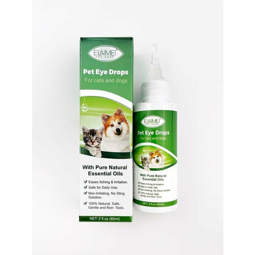 Elaimei Pet Eye Drops капли для глаз увлажняющие для питомцев