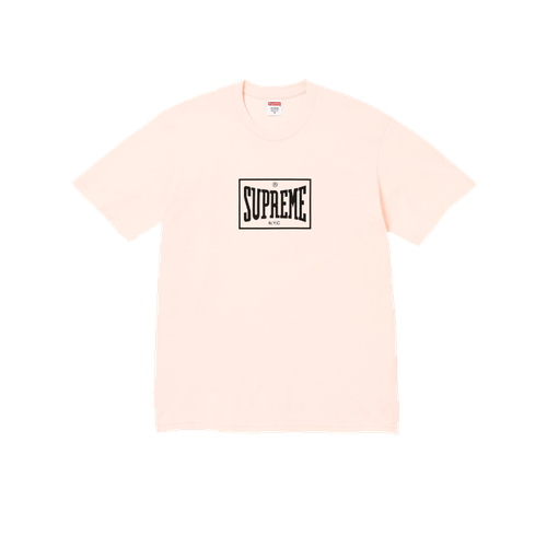 Футболка Supreme Warm Up Tee, размер M, розовый футболка supreme pretty f cked tee peach оранжевый