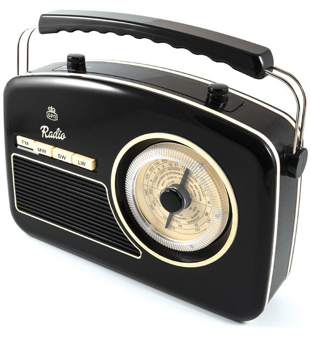 Радиоприемник в стиле ретро GPO Rydell radio BLACK