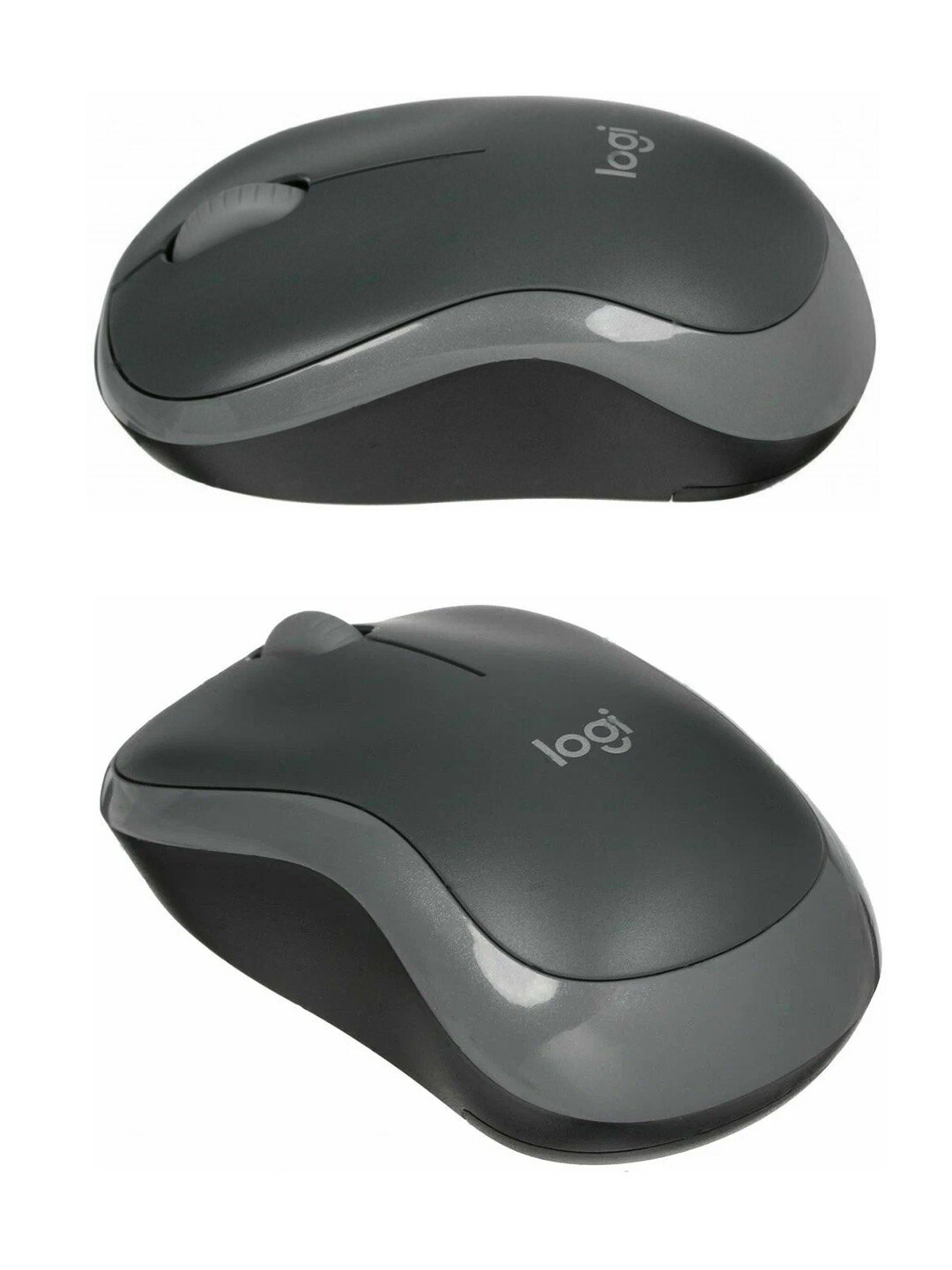 Мышь Logitech M186, черный/синий (910-004132) - фото №10