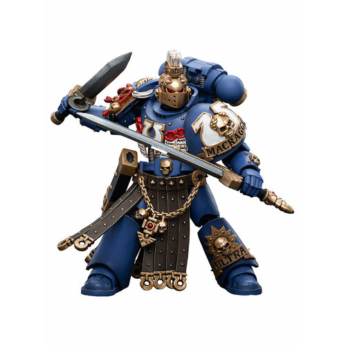 Фигурка JOYTOY Warhammer 40K Ultramarines Honour Guard Chapter Champion 1:18 фигурка warhammer 40 000 ultramarines – honour guard chapter ancient 1 18 12 см