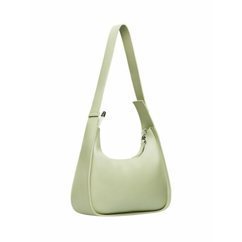 фото Сумка багет blanca, фактура гладкая, матовая, зеленый