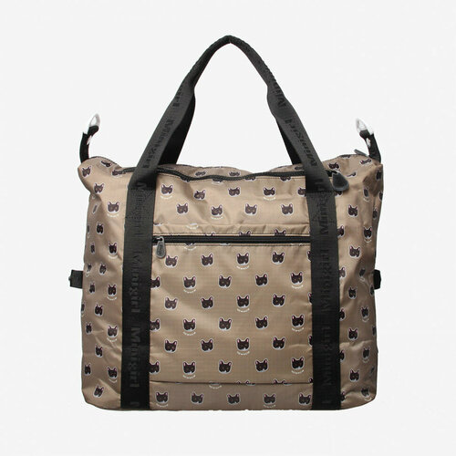 фото Сумка minigirl, коричневый, бежевый