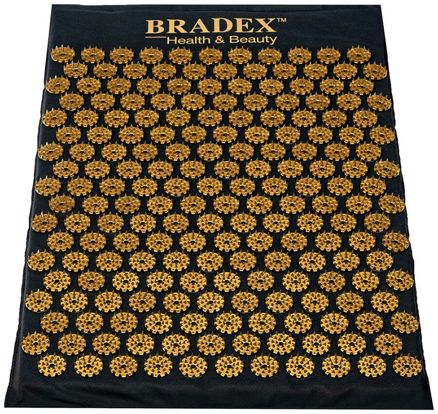 Картинки Коврик акупунктурный Bradex Нирвана (KZ 0675) черный, классическая серия
