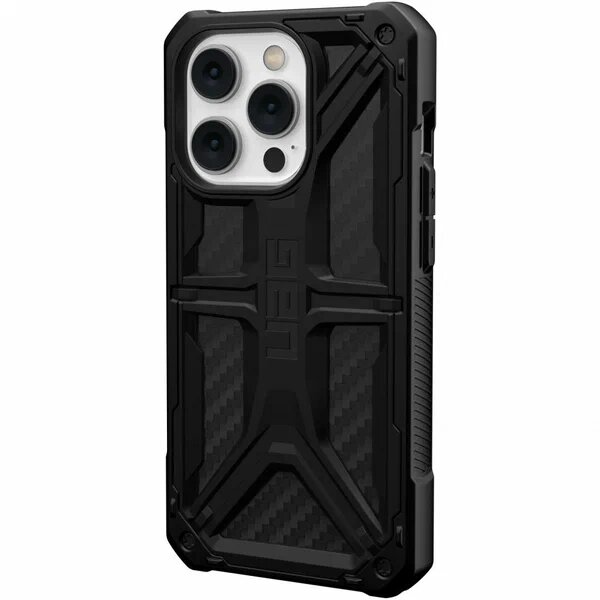 Чехол Uag Monarch для iPhone 14 Pro Max 6.7", цвет карбон (Carbon Fiber)