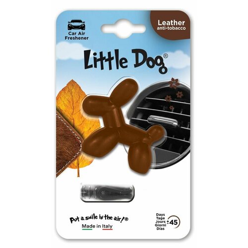 Little Dog Leather (Новая кожа)- brown Автомобильный освежитель воздуха
