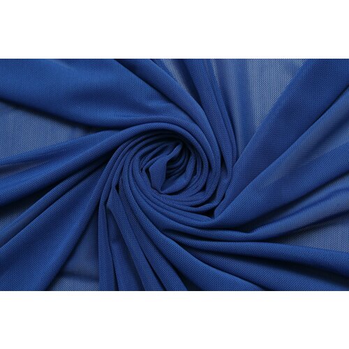Ткань Трикотажная сетка ярко-синяя, ш152см, 0,5 м