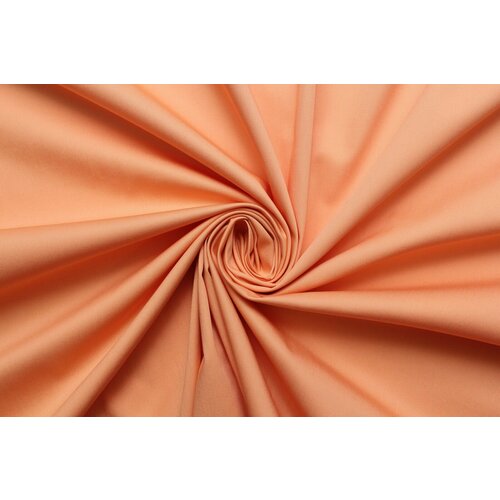 Ткань костюмная стрейч персиковая, 400 г/пм, ш142см, 0,5 м