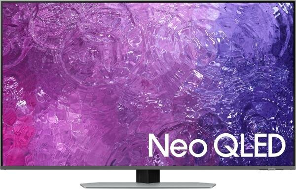 Телевизор QLED Samsung 50 QE50QN90CAUXCE Series 9 серебристый 4K Ultra HD 120Hz DVB-T2 DVB-C DVB-S2 USB WiFi Smart TV (RUS)