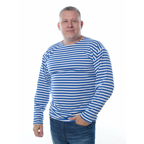 Лонгслив БЕРТА, размер 60-62, голубой