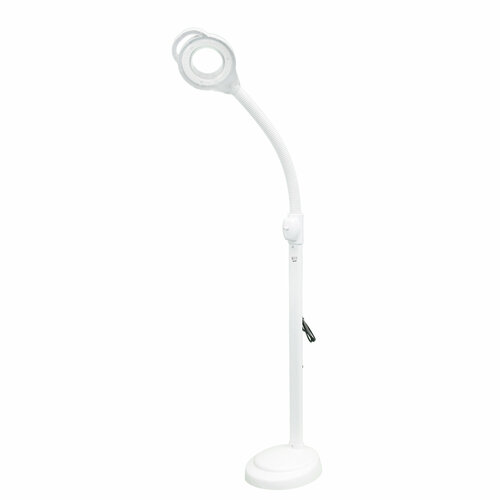 Лампа лупа LED SP-34 напольная лампа в виде светодиодного светильника диаметром 15 см на пантографе на штативе ml