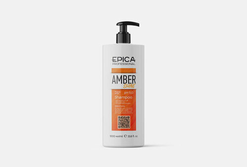 Шампунь для питания волос shampoo for nutrition AMBER SHINE ORGANIC