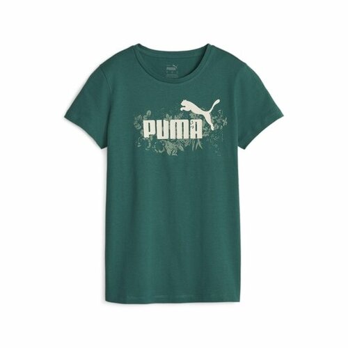 Футболка PUMA, размер M, зеленый