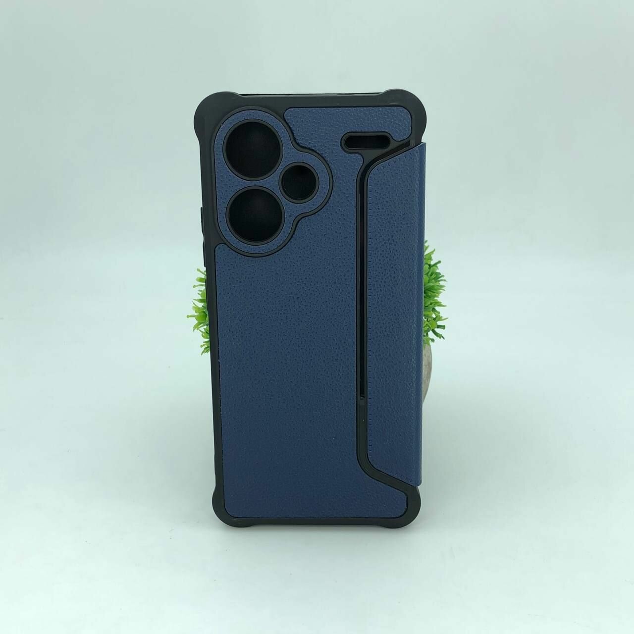 Xiaomi Redmi Note 13 Pro Plus чехол книжка с карманом для карт / усиленные противоударные углы / защита камер/ Ксяоми Редми Нот 13 Про Плюс — фото 1