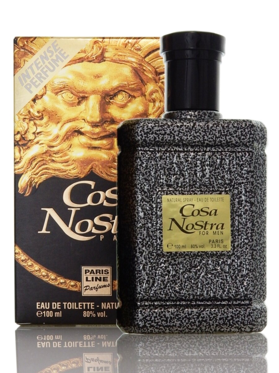 Paris Line Parfums Cosa Nostra Intense Perfume / Париж Лайн Парфюм Коза Ностра Туалетная вода мужская 100 мл