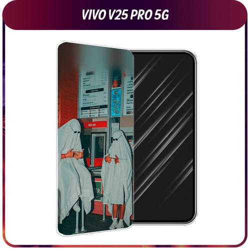 Силиконовый чехол на Vivo V25 Pro 5G / Виво V25 Про 5G Chillin Killin силиконовый чехол на vivo v25 pro 5g виво v25 про 5g сова арт 7