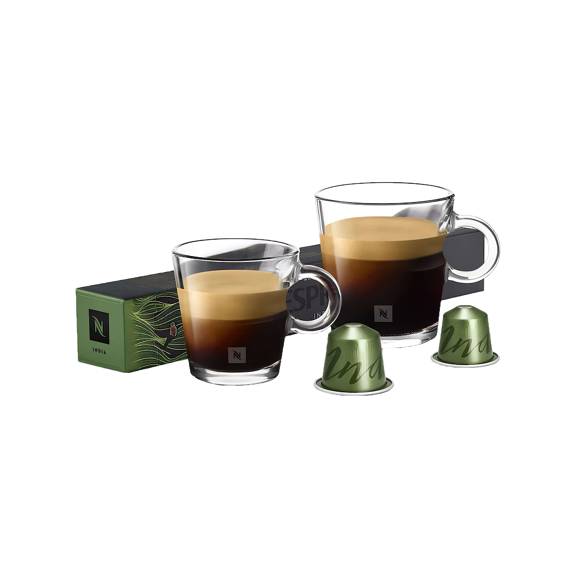 Кофе в капсулах NESPRESSO ORIGINAL INDIA 10 штук в упаковке