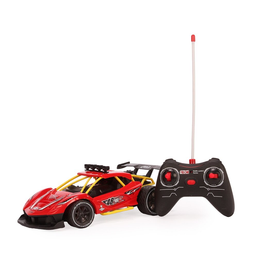 Машина радиоуправляемая КНР "Super Speed Racing", классическая, красная, свет, пар, пульт, в коробке, CD8204P+ (2400779)
