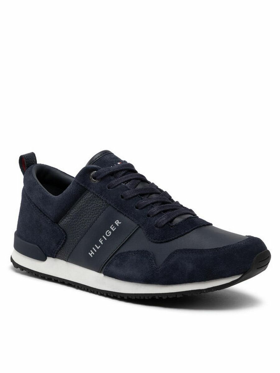 Кроссовки Tommy Hilfiger Iconic Leather Suede Mix Runner FM0FM00924