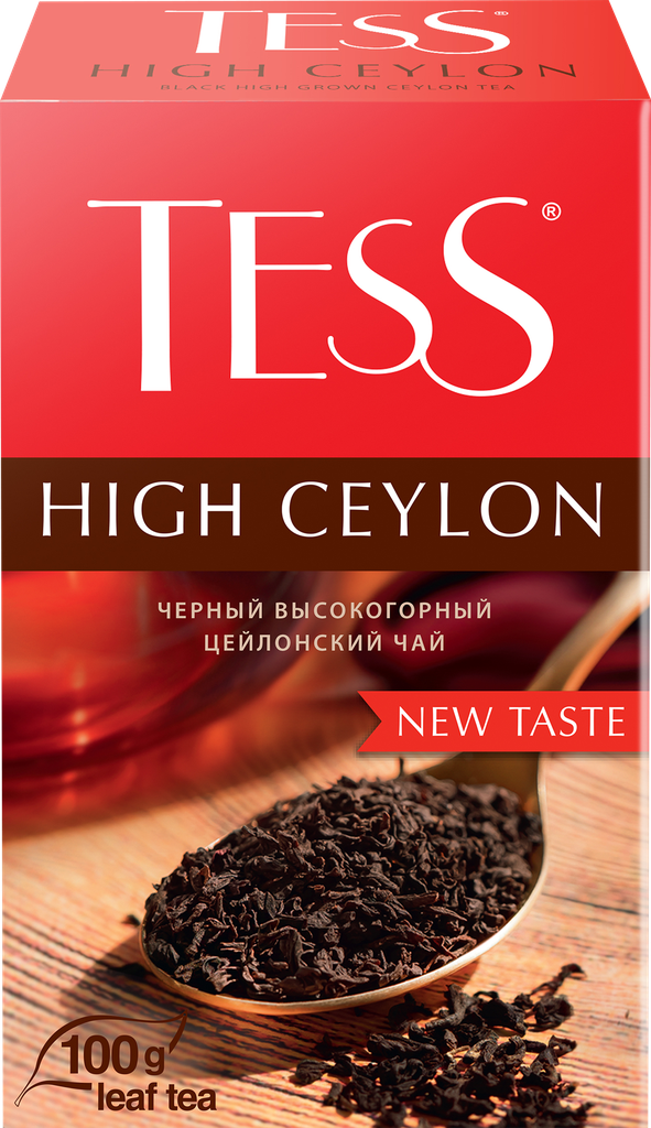 Чай черный TESS Хай Цейлон, листовой, 100г