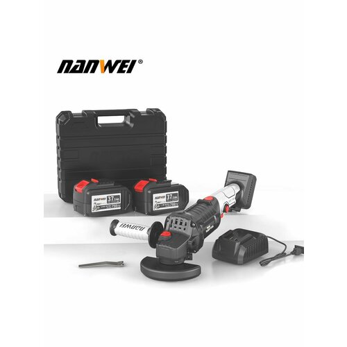 Беспроводная аккумуляторная болгарка NANWEI 125мм 75 Ач 10039₽