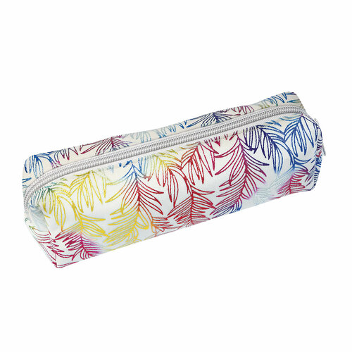 Пенал для ручек Pencil Case на молнии 22 х 7 х 7 см радужные листья Online 04001/6