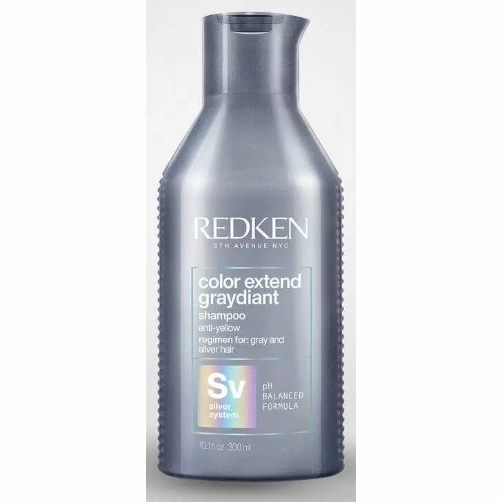 Redken Color Extend Graydiant - Шампунь с ультрафиолетовым пигментом для тонирования и укрепления пепельных и ультрахолодных оттенков блонд 300 мл