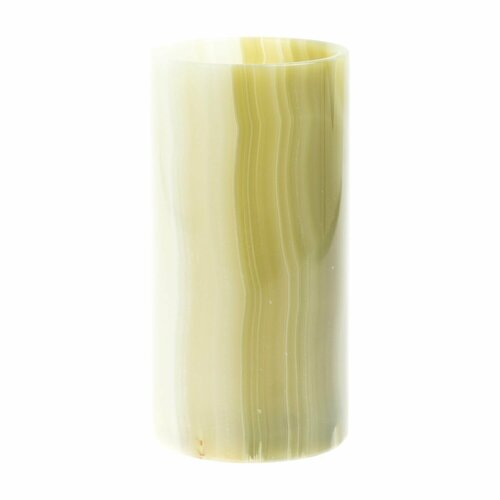 Ваза цилиндрическая из натурального оникса 10х20 см 4х8 127317 6533₽