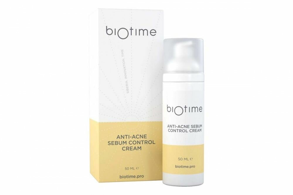 Себорегулирующий крем Анти-Акне BIOTIME ANTI-ACNE SEBUM CONTROL CREAM, 50мл