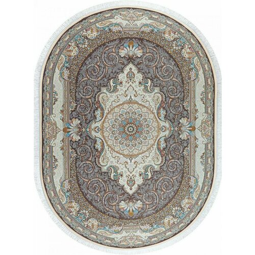 Ковер G144 OVAL MELANJ / P Mashad 1500 (2 х 3 м)