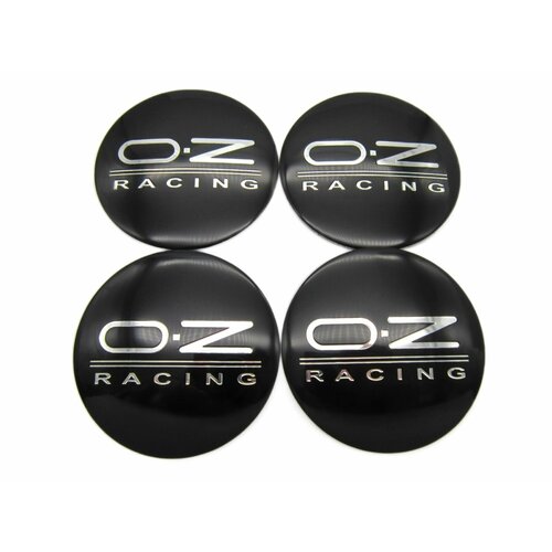 Наклейки на колесные диски OZ Racing black D-45 mm