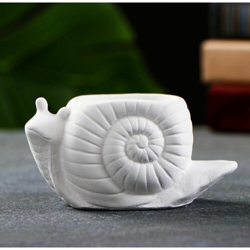 Фигурное кашпо Улитка 6х11х6см 571₽