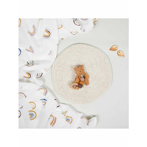 Прорезыватель для зубов деревянный можжевеловый мишка