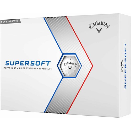 Мяч для гольфа Callaway Golf Supersoft (White)