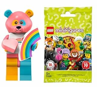 Минифигурка Лего 71025-15 MINIFIGURES Lego 19 series ; Bear Costume Guy (Радужный медведь)