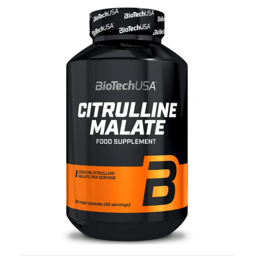 L-Цитруллин (Citrulline) Biotech, Citrulline Malate, 90 капсул, 45 порций geon aakg citrulline 90 капсул