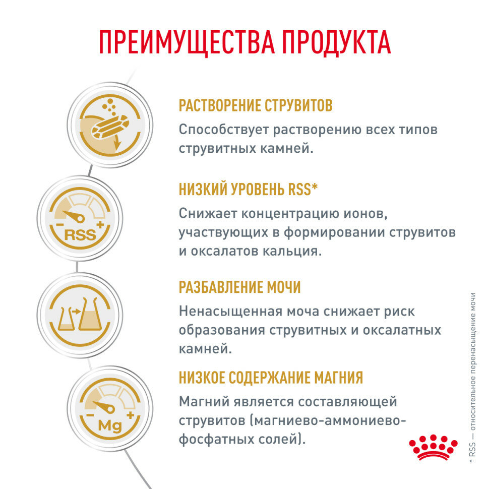 Корм сухой для взрослых собак при лечении и профилактике мочекаменной болезни Urinary s/o LP 18 Royal Canin/Роял Канин 2кг РУСКАН Москва-ЮГ ООО RU - фото №4