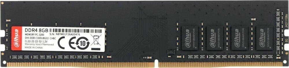 Оперативная память 8Gb DDR4 3200MHz Dahua (DHI-DDR-C300U8G32)