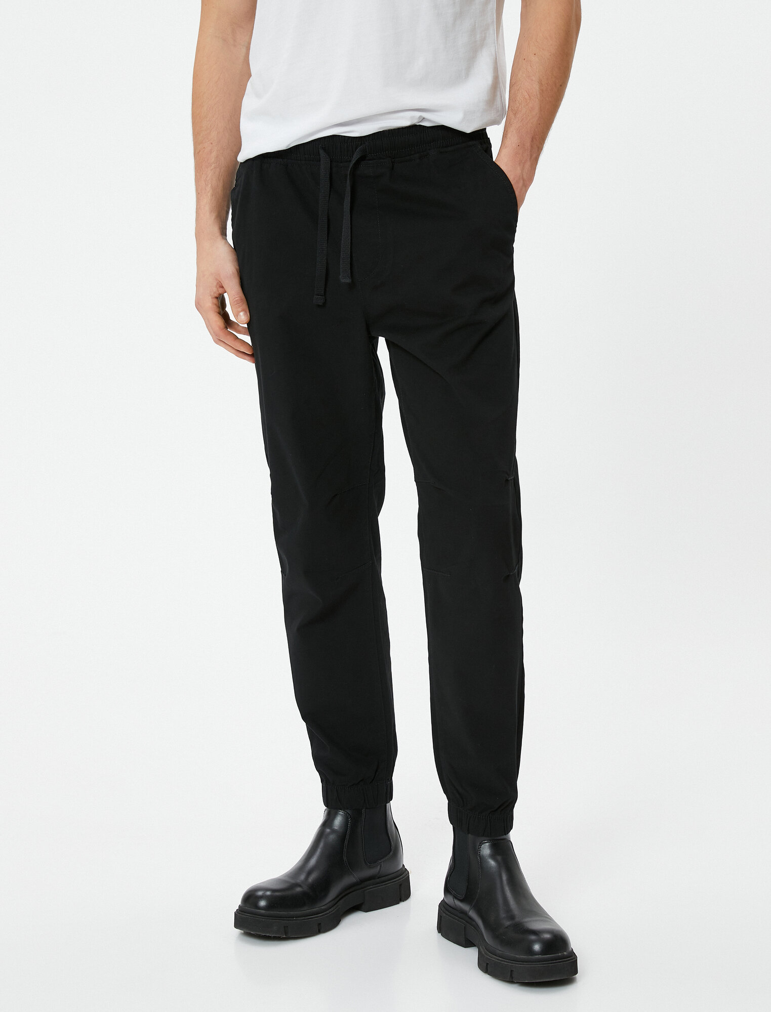 Брюки KOTON, размер 44, черный — фото 1