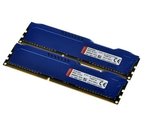 Модуль памяти KINGSTON HyperX FURY Blue Series DDR3 - 2x 4Гб 1600, DIMM, Ret - фото №19