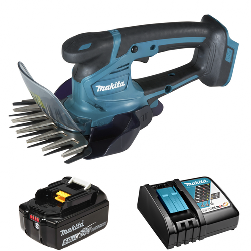 Аккумуляторные ножницы для травы Makita DUM604Z-RT (18V, Li-Ion) (1х5Ач, з/у) makita аккумуляторные ножницы для травы makita dum604z