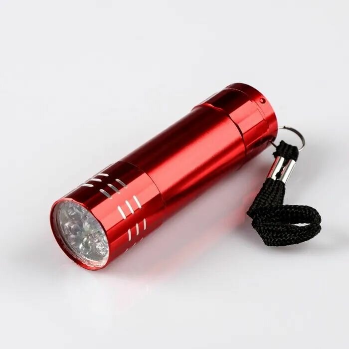 фото Металлический фонарик 9 LED