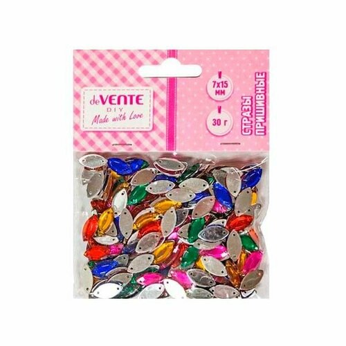Стразы пришивные Лодочка 715мм ассорти пакет еп DEVENTE 8002391 858359 306₽