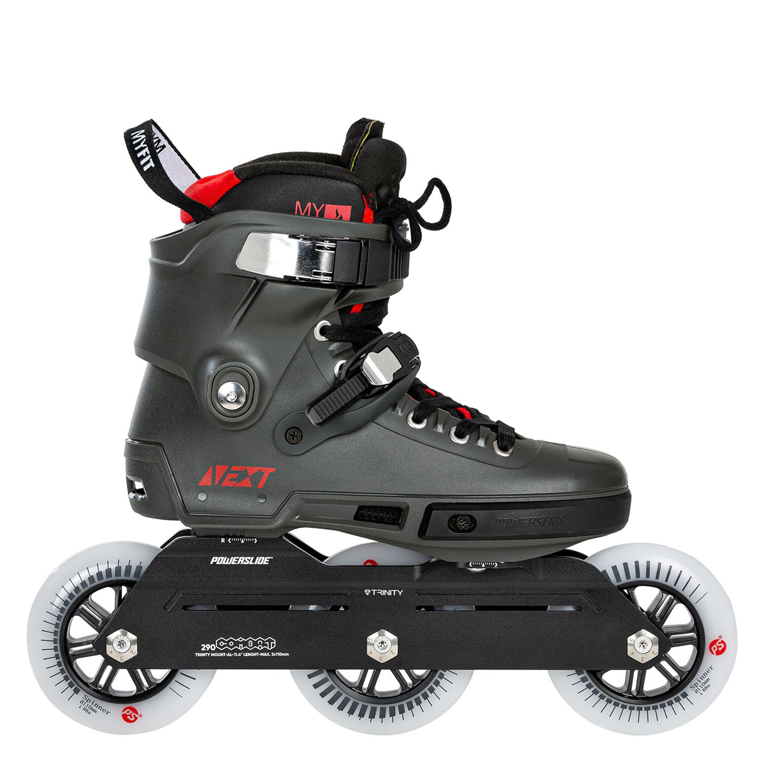 Роликовые коньки Powerslide Next 110 Grey (EUR:42-43)