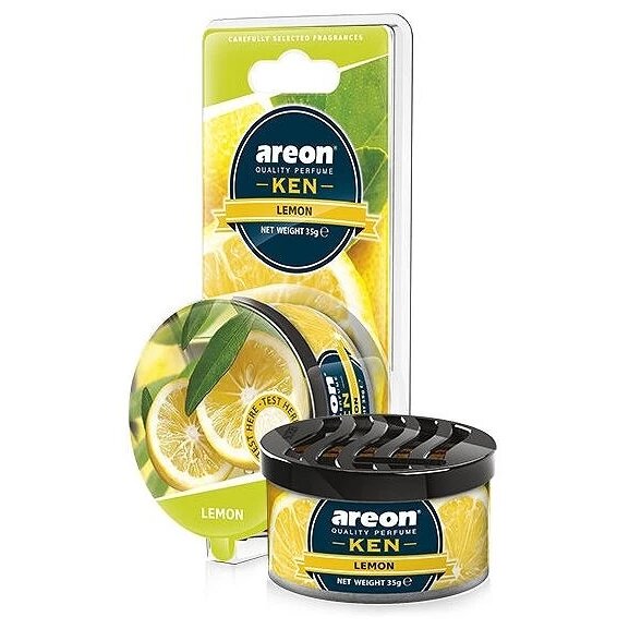 Ароматизатор на панель Areon Gel Ken Blister Lemon/Лимон