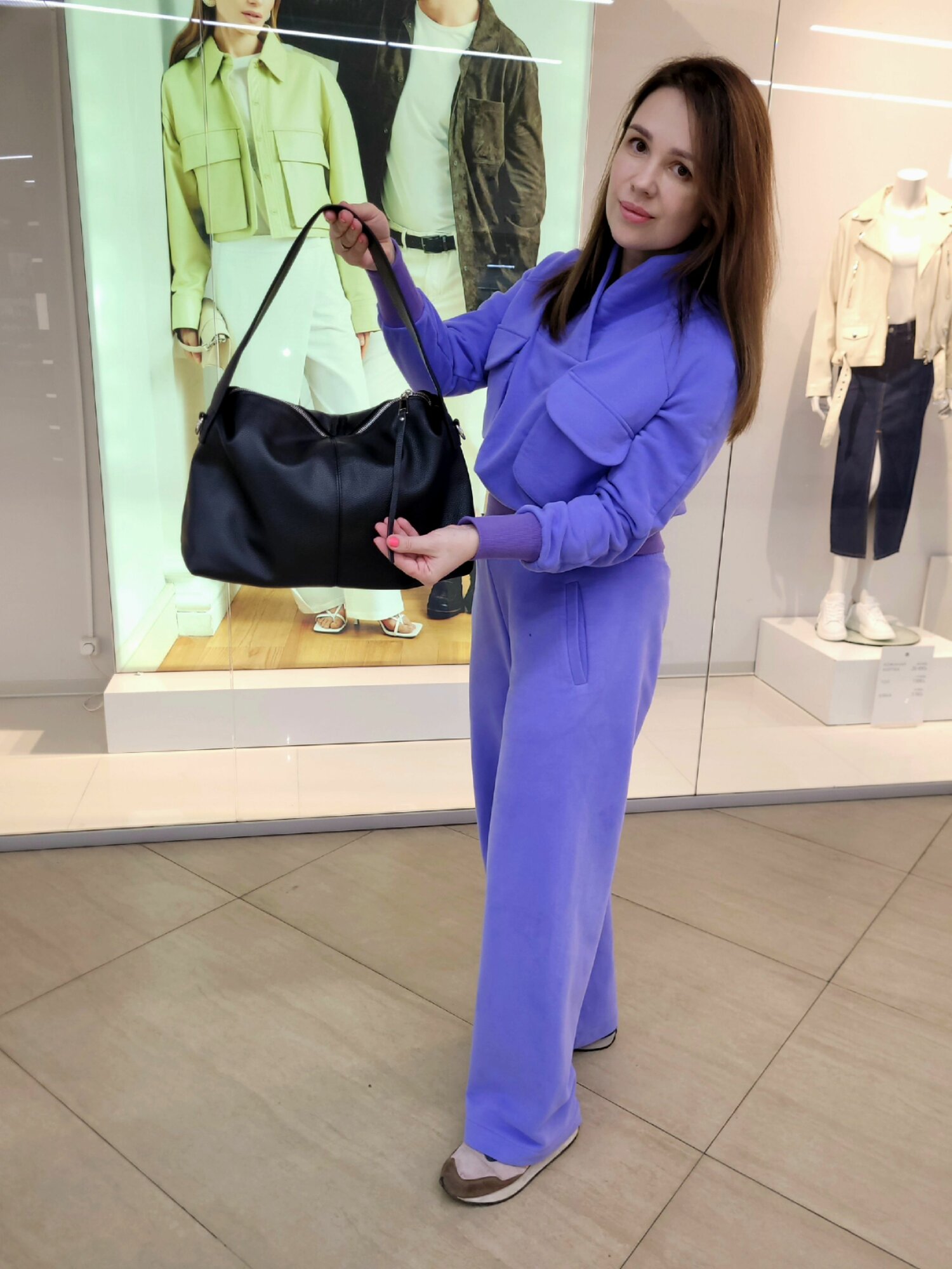 Сумка тоут КожаноFF, фактура рельефная, черный — фото 1