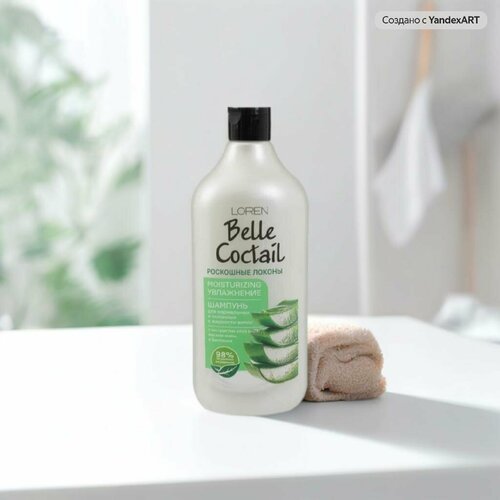 Шампунь для волос Belle Coctail роскошные локоны, для нормальных и склонных к жирности волос, 600 мл